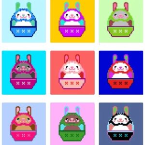 Rachel Osborne Instagram - Hi friends! How are you today?
Here's a sneak peak at my new NFT project (my first REAL NFT project actually) 

BunnyOshka! 
These adorable bunnies are based on Matryoshka nesting dolls and have surprises hidden inside that only the owner has access to.

We will be donating a third (most likely more) of any profits to the team's three fav animal causes. I can't give out too much info yet, but I will soon!

If you have any interest in NFTs or helping animals, feel free to join us on Twitter or check out our website. There we will be announcing the charities we will be donating to and the release dates of the bunnies. 

www.bunnyoshka.com
https://twitter.com/bunnyoshka

I have no clue how this will go but hopefully we will be able to surprise the charities with some dough!

As per usual, we will be using Polygon blockchain, the choice of eco-friendly businesses, to mint cleaner and more environmentally responsible NFTs.

#nft #nfts #animals #animalcauses #pixelart #pixel #pixelartist #digitalart #rabbits #bunnies #russiandoll #russiandolls #donate #mint #polygon #bunnyoshka #bunnyoshkanft #matryoshka #nestingdoll #nesting #newnft #newproject #rabbit
#cleannft #stopanimalcruelty #furbabies #furryfriends #littlefriends #hellolittlefriend