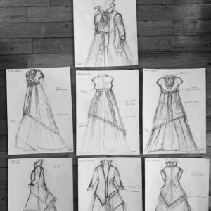Radha Blank Instagram - I just needed to use this space to celebrate the QUEENS behind this dynamic dress design.

I knew what I wanted but cannot draw to save my life. Denise Trotman, my best friend of over 30 years, lent her amazing talent in sketching our design but added details I could have never imagined. Denise there is no way I could have done this without you. That day we went to pick out the fabrics is proof! We found just what we needed because you are my good luck charm! God blessed me with your friendship but he blessed us all with your gift as an artist! 

And then Jenny. Lord. Where do I begin? Not sure you remember but when you first came to my house to take my measurements I freaked out when I saw your hands. They looked like my mothers hands! She also wore turquoise nail color! I took a picture knowing this meant my mom was in the room and this was meant to be! This powerhouse Jenny has been making clothes, reconstructing and remixing garments for decades and how blessed am I that she was able to complete this look IN JUST THREE WEEKS!!! When I showed up to look at muslin she damn near had a whole dress completed! Grateful @brandicedaniel put me in touch with you and your mastery Jenny. 

The design was evolving…long coat to short coat…layered denim to bustle effect but what never wavered was each of your beautiful Black women’s determination to get the final garment for the Obeah Woman DOWN!  Denise my Trini queen and Jenny my Jamaican queen. Thank you ladies!!
🇹🇹❤️🇯🇲

#blackwomen #madebyblackwomen #obeahwomancomeintotheroom #wegoodthx! #metgala #metinamerica #metcostumeinstitute 

Special out to @kellyaugustine for her keen eye and input and pulling the other elements in! Next post is yours ma!