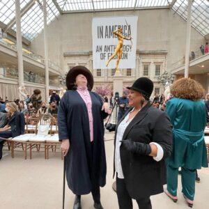 Radha Blank Instagram - WE OUTCHERE! #metinamerica 
#wegoodthx! #radhablank #metmuseum #metcostumeinstitutep #metgala #caroldawta