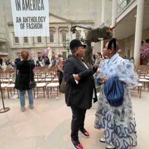Radha Blank Instagram - WE OUTCHERE! #metinamerica 
#wegoodthx! #radhablank #metmuseum #metcostumeinstitutep #metgala #caroldawta