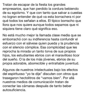 Rafael Cavada Instagram - "Ebrios de ira"; imágenes que quedaron en mi cabeza después de una noche de reporteo