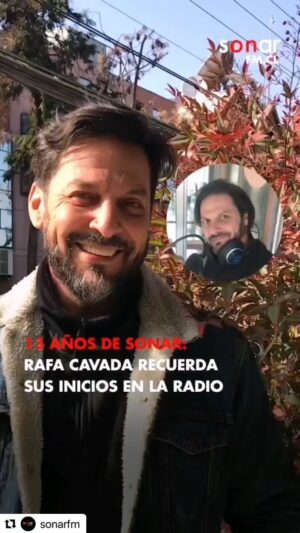 Rafael Cavada Instagram - #Repost @sonarfm 
・・・
@rafa_cavada, un emblema de nuestra radio 📻🤘🏻 El conductor del Informativo y Sonar Global recuerda su trayectoria en la 105.3.

#Sonar13Años