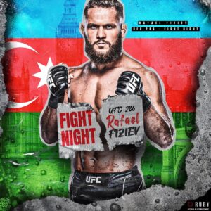 Rafael Fiziev Instagram - FIGHT NIGHT! @rafael_ataman_fiziev looks to win his 6th fight in a row when he competes in Co-Main Event of #UFC286 tonight in London live on @espnmma! #RubySE