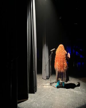 Raffaela "RALPH" Weyman Instagram - Shot a live off the floor version of ‘How Do You Measure Love’ yesterday at my old high school, it looks incredible and so does my 36” wig. I can’t wait for you to see it sOOoooooOn!!
