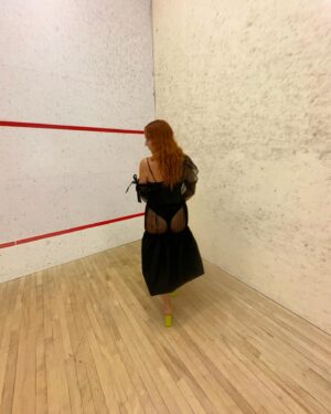 Raffaela "RALPH" Weyman Instagram - Shot a live off the floor version of ‘How Do You Measure Love’ yesterday at my old high school, it looks incredible and so does my 36” wig. I can’t wait for you to see it sOOoooooOn!!