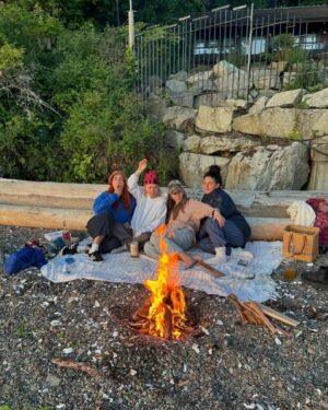 Raffaela "RALPH" Weyman Instagram - Went for the cheese, stayed for the life changing air quality and core memory of 3 hour old goat bbs learning to walk