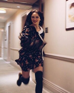 Raffey Cassidy Instagram - Raffey x Louis Vuitton for the Newport Beach UK Film Festival Honours Event