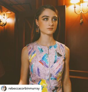 Raffey Cassidy Instagram - Posted @withrepost • @rebeccacorbinmurray Raffey x #LouisVuitton #RaffeyCassidy