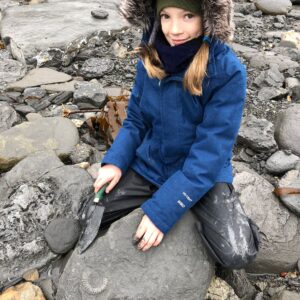 Raffiella Chapman Instagram - A great few days on the Jurassic Coast promoting #GoJurassicRangers who I write a column for. #girlsandscience #dippyontour  #keatesquarry #dinosaurfootprints #fossilhunting #lymeregisbeach #lymeregismuseum @jurassic_coast