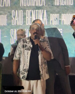 Rafik Boubker Instagram - مباشرة من العرض قبل الاول للفيلم #نايضة Avant première du trés attendu film #nayda de said naciri avec @rafikboubkeroff1 @ilhamouaziz_officiel @mouhcine.nachet @abdelkabirhouzirane @naella__off @belemjahad_l_acteur @saidbentika