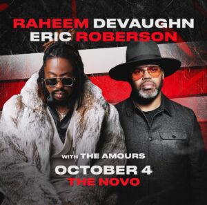 Raheem DeVaughn Instagram - Los Angeles the hottest SOUL & RNB show of 2024 is approaching. 
This will be West Coast Legendary & Historic

@raheem_devaughn x @erro44 x @theamours 

Get tickets at Ticketmaster.com 

LIVE AT @thenovodtla 

GET YOUR TICKETS B4 IT SELLS OUT❌