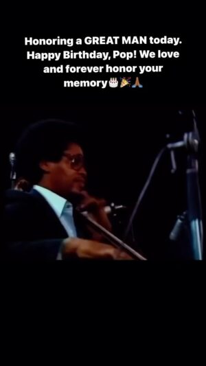 Raheem DeVaughn Instagram - HAPPY BIRTHDAY LEGEND . WE MISS YOU DEEP DAD. 💫♉️🕊️🙏🏾❤️🥹

Video By: SKY

#AbdulWadudTheCellist