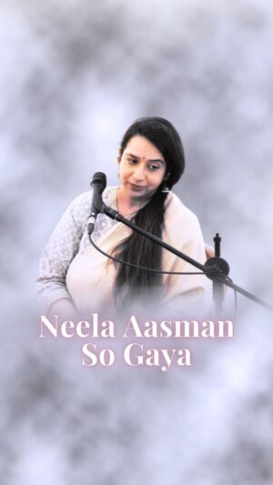 Rahul Deshpande Instagram - “Neela Aasman” is a soulful melody that captivates listeners with its emotive lyrics and composition. The song metaphorically explores themes of hope and the quest for freedom. With its melodic progression and evocative vocals, “Neela Aasman” transports listeners on a journey of introspection and self-discovery, reminding them of the vast expanse of possibilities that lie beyond the horizon. I am happy that Deepti chose this song and the way she sang is incredibly moving, touching the depths of my soul with its beauty.
Featuring: My dear sister @Deepti Mate
Credits: 
Venue - @thenaturepune 

Octopad -@rohanvanage
Keyboard- @vishalhiralaldhumal
Tabla - @adityaathalye 

Hair and make up - @makeupby_prajakta 
Agency- @numb3r.ia 
Sound Management- @MaheshGaikwad - @Prashantkamble.I1988 
Mix and Masterd by - 
@Pandit_Dawn @dawnstudioz 
Managed By - @rajkumarprateek & @shedgeankita