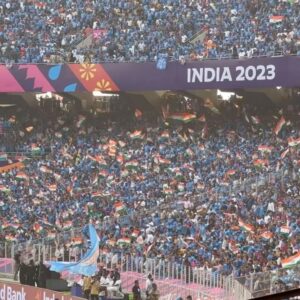 Rahul Ravindran Instagram - ♥️♥️♥️♥️😎😎😎🤘🏽🤘🏽🤘🏽🤘🏽 This year stadium visit losing streak snapped in style😎🤘🏽🤘🏽 #CWC2023 #IndPak
