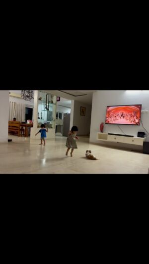 Rahul Ravindran Instagram - Babies grooving to his song on his birthday:)