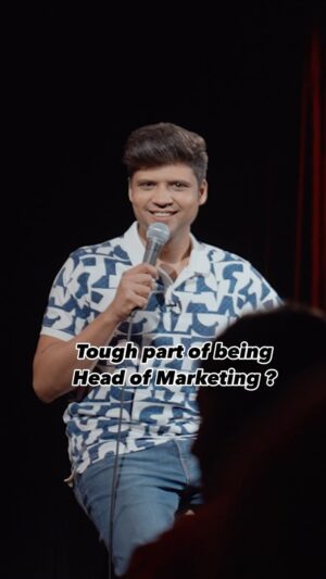 Rahul Subramanian Instagram - What is the tough part of being Head of Marketing?

From my crowdwork special streaming on Amazon Prime Video ..

#RahulTalksToPeople