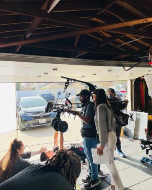 Rain Valdez Instagram - Just wrapped directing my first television pilot! 🎥✨🎬💞
After an intense 6 days I have so much to process but wanted to start with… Thank you @silash for introducing this life changing project to me 5 years ago. He asked what I thought of the script and after being brought to tears by it, I told him he had to direct it. And that I’d help find the cast. Never in my wildest dreams did I think I’d be the one directing. But I know now it was always meant to be mine. 🥰

Thank you to the visionary team @darrylstephens, @kylepuccia and @lieslwilke for entrusting me with our baby. And much much love and thanks to my rock of a DP @keitadonazu and my incredibly talented crew and cast for vibrating with me and my vision. A heighten reality of bipoc and trans joy set life. ✨

Thank you @kassiandrake (my leading man) for bringing Nico to life in a way that matched the vision I always had for him. You are truly a star. And along with your castmates you have proven that. I love you, kiddo. 

This has truly been a heart expanding experience I’ll always cherish. Thank you for the opportunity. Xx 
#onefortheteamtv