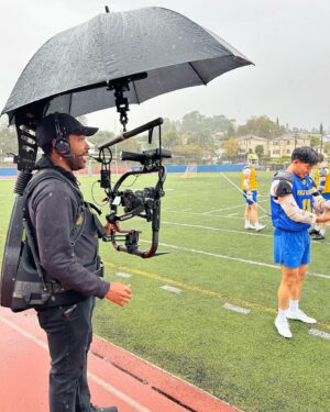 Rain Valdez Instagram - More #bts. I’ve officially entered my lacrosse mom era and I’m not mad about it. 🫠 On one of our tougher days, these boys played AND acted their hearts out in the rain, without complaining, so mama can do her directing job. The amount of support from the cast and my crew in order to be a successful director is not lost on me. I can’t wait to share the magic we captured. Thanks for making me so proud and making my job easier than it would have been. 🥰 You all killed it. 👏🏽💞✨

Thank you my pirates! @kassiandrake @deongriffin @eric_sun1 @davidchristianbailey @_carsn_ @akfierce 
@keitadonazu @damianjapunte @jachoree @raishadmomar @kylepuccia @darrylstephens @calitamaz @lieslwilke @trevortocchet @melisamyers @omgjackfinally @sharithebisnaught @ilayda.cetink @seawerner @shellyandthesnaps 
#onefortheteamtv #photodump