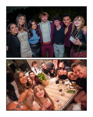 Rain Valdez Instagram - My goodness. Blessed by the grace of these humans (and Penny). Thank for you for a celebration of love and healing. 🥰💐 #onefortheteamtv #wrapparty 

Photos by @sunshine_studios_7 
Poloroids by @meg.eliz.white
