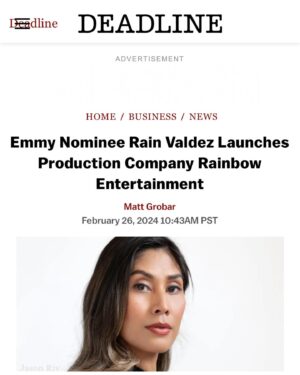 Rain Valdez Instagram - Thank you @deadline for sharing my vision of having a trans-led production company. This is all for the kids. I’ll do anything to make sure we thrive. 💖

Rainbow Entertainment emerges as an equity-centered and trans-led production company, representing a fresh chapter in the world of entertainment. Our aim is to foster an environment where artists can truly thrive, breaking free from the constraints of the traditional Hollywood system. When Jupiter Returns, Mahal serves as the cornerstone of this movement, signaling just the outset of our journey. We envision a New Hollywood, one that champions accessibility, diversity, and equity by empowering BIPOC and queer storytellers in front and behind the camera. 

#fundnewhollywood #onefortheteamtv #relivefilm #whenjupiterreturnsmahal