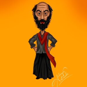 Raj B Shetty Instagram - “Turboo”🔥 @rajbshetty 

#rajbshetty #rajbshettyfc #rajbshetty♥️ #cartoonist #cartoonart #cartoondrawing #caricature #caricatureart #caricaturedrawing #caricaturesketch #caricatureportrait