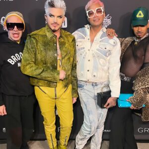 Raja Gemini Instagram - Had an absolute blast being with friends celebrating the grand opening of @thewildweho thanks @adamlambert for getting the tribe together! Love you ❤️