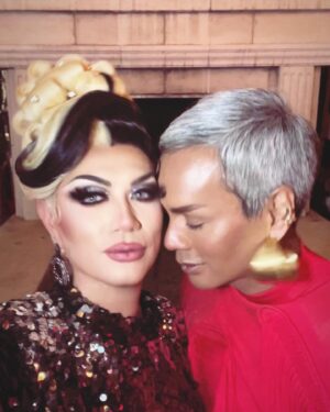 Raja Gemini Instagram - Went to the @queerty awards and ran into a bunch of friends. ❤️❤️❤️