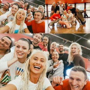 Ralitsa Paskaleva Instagram - @ralitsapaskaleva @kato2kapkivoda @funky_monkeys_crew_ 😍
.
.
.
.
.
.
.
.#ralitsapaskaleva #katodvekapkivoda #dimoaleksiev #etienlevi #funkymonkeyscrew #rehearsals #smiles #novatv #happyness #2023 #ralitsapaskalevateam #love #support #cantwaittoseeyou #performance #bulgaria #tvshow #kato2kapkivoda #season11