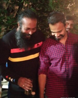 Ramachandra Raju Instagram - Celebrating the incredible person you are today.. Happy Birthday to the man who inspired me to dream big and work hard in achieving my dreams… Thank you for always showing me the right path and guiding me .. You are my strength that holds me up all the time.. Have a great year ahead ..always stay blessed Love you Boss❤️ #prashanthneel @likithareddyneel