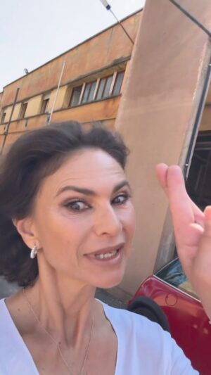Ramona Bădescu Instagram - Buna dimineața tuturor. 🤗 #cinecittà #casting #film