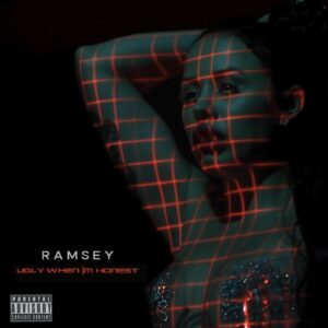 Ramsey Instagram - Ugly When I’m Honest is out now! Video drops at 1pm🌹 click on this link in my bio to listen!

@jamesmountfordstudio 
@cloaking__ 
Artwork by @grotesqueblvck