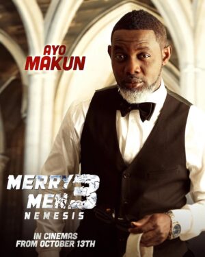 Ramsey Nouah Instagram - The Merry Men are  back!!!!

Get ready for some Action! 

MERRY MEN 3….NEMESIS 

Out in the Cinemas! 
Don’t miss it!!!!

#merrymen3