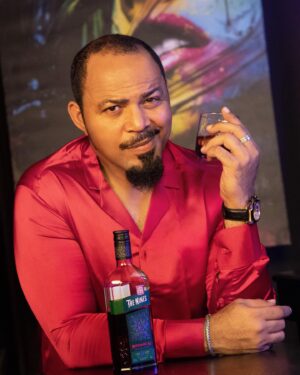 Ramsey Nouah Instagram - Love is in the air! 

A toast to all the lovers and to the single people celebrating Valentine’s! 

Let’s sip on @theninesnigeria together!