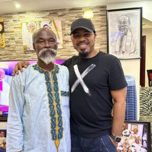 Ramsey Nouah Instagram - We are in Ghana filming and @officiallilwin took me to meet this great man of God @stephenadomkyeiduah here in Kumasi. 

I was in awe of his humility, meekness and grace inspite of the magnitude of his church. 

He welcomed us into his house with his family and his hospitality and warmth blew me away! 

We shared the word and we were all definitely blessed!