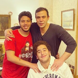 Ramy Imam Instagram - أولادي ... و عمهم 😍😍😍#family #familytime #familyfirst #familyphotography #uncle #blessed #bless #youth #pictureoftheday #picture #nephew