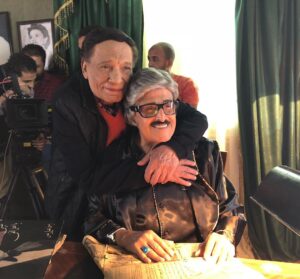 Ramy Imam Instagram - No words can describe my feelings ... 2 of The most iconic comedy legends in the Arab world meet after 33 years since their last movie together ... Samir Ghanem and Adel Imam ... Today history is made - 3awalem Khafeya - Ramadan 2018 - Magnum Productions  مش قادر أوصف إحساسي ... اثنان من عمالقة الكوميديا في العالم العربي يلتقون بعد ٣٣ سنة من اخر فيلم التقوا فيه مع بعض ... سمير غانم و عادل امام - عوالم خفية - رمضان ٢٠١٨ - انتاج شركةً ماجنوم