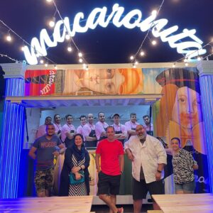 Ramy Imam Instagram - We are ready for the summer 💪🏻🍝The Macaronita Team is waiting for you at Hacienda Red @macaronita__  #pasta #pastalover #pastafresh #pastafresca #summervibes #goodfood #summer2021