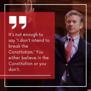 Rand Paul Instagram - I will always fight to expose the power-hungry bureaucrats no matter who's in power. Chip in here to #STANDWITHRAND: secure.winred.com/randpaul