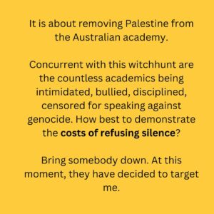 Randa Abdel-Fattah Instagram - Typo alert- the funding has NOT been cancelled. There are demands for it to be  cancelled. 
Yes I'm tired excuse the typo!