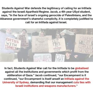 Randa Abdel-Fattah Instagram - Students Against War condemn the racist smearing of Randa Abdel-Fattah. We stand with Palestinians legitimate right to resist. Intifada till Palestine is free. Read our statement responding to the Murdoch press.