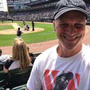 Randy Flagler Instagram - Déjà vu... back watching my @kcroyals play. So nice having fans back in the stands. #TogetherRoyal Sweet tee: @rootsoffight #SatchelPaige @nlbmuseumkc @cc_sabathia