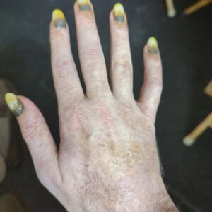 Randy Havens Instagram - I had so much fun on Counter-Earth in (in my unbiased opinion) one of the funniest scenes in @guardiansofthegalaxy Volume 3. Watching @jamesgunn balance epic storytelling and improv'd riffs was so much fun. Plus being on set for the MCUs first F-Bomb! Shout-out to @iamdarladelgado for perfectly playing Neelie, my vampire bat wife (and boss of the family!) Bonus: Check out the attention to detail from the team @legacyeffects !!!