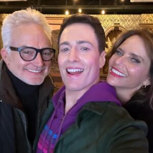 Randy Rainbow Instagram - My audience in Los Angeles last week was star-studded, including my husband @bradleywhitford and sister wife @amylandecker, my fab @wme team, and gorgeous writer and friend @thebobbyquinnrice. Big week of shows ahead, kicking off tonight in Chicago baby!!! Tickets at link in bio. #RandyRainbowForPresident ❤️🤍💙🩷