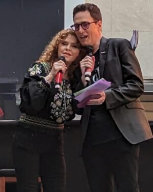 Randy Rainbow Instagram - Bernadette Peters appreciation post! 🎂 Happy Birthday to one of the greatest performers of all time, easily the most important stagedoor conquest of my teenage years, my friend @officialbernadettepeters. Love, RR (and Tippi too 🩷🐾)
