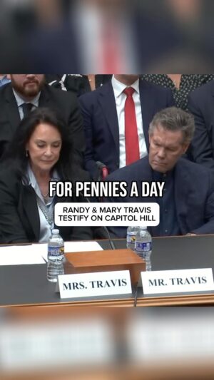 Randy Travis Instagram - On Capitol Hill, Mary delivers a powerful opening statement on Randy’s behalf regarding the American Music Fairness Act and the right for recording artists to be paid royalties when their music is played on AM/FM radio. Watch the full testimony at the link in Randy’s bio.