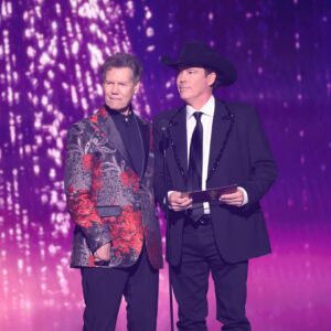 Randy Travis Instagram - What an incredible night celebrating country music with the one and only @therandytravis! #acmawards