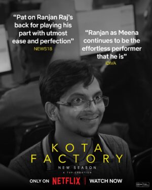 Ranjan Raj Instagram - Balmukund Meena humesha kamaal kar jaate hai!🩶

#KotaFactoryOnNetflix Out Now - Link In Bio*

#TVF #TheViralFever #KotaFactory