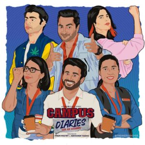 Ranjan Raj Instagram - I'm so glad to be a part of this show.. @prem_mere_bhai @yadavkibaaraat thank you so much for your believe on me.. I'm so grateful for that... . 🕺❤️

And this illustration is so lovely, so beautifully made by @theanirudhiyer
💗💗

If anyone have not seen this crazyy fun genuine show yet, then Go watch it right now on @mxplayer

@yellow_montage