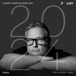 Rankin Instagram - Just in 🔥

Excited to announce I am a juror (alongside some incredible people, go check out the line-up) for the inaugural Luxury & Lifestyle Lions at @cannes_lions  2024 Cannes Lions International Festival of Creativity.

I can’t wait to bring my voice to the Jury room and assess the groundbreaking work that will set the new creative benchmark in luxury. Watch this space as we reveal and celebrate this year’s submissions at the Cannes Lions Awards Show on Thursday 20 June.

#CannesLions2024