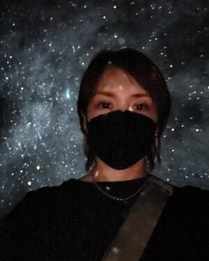 Ranran Suzuki Instagram - ちょっと宇宙へ行って来ました🌌

#星と歩くⅱ 
#赤レンガ倉庫
#アートプラネタリウム